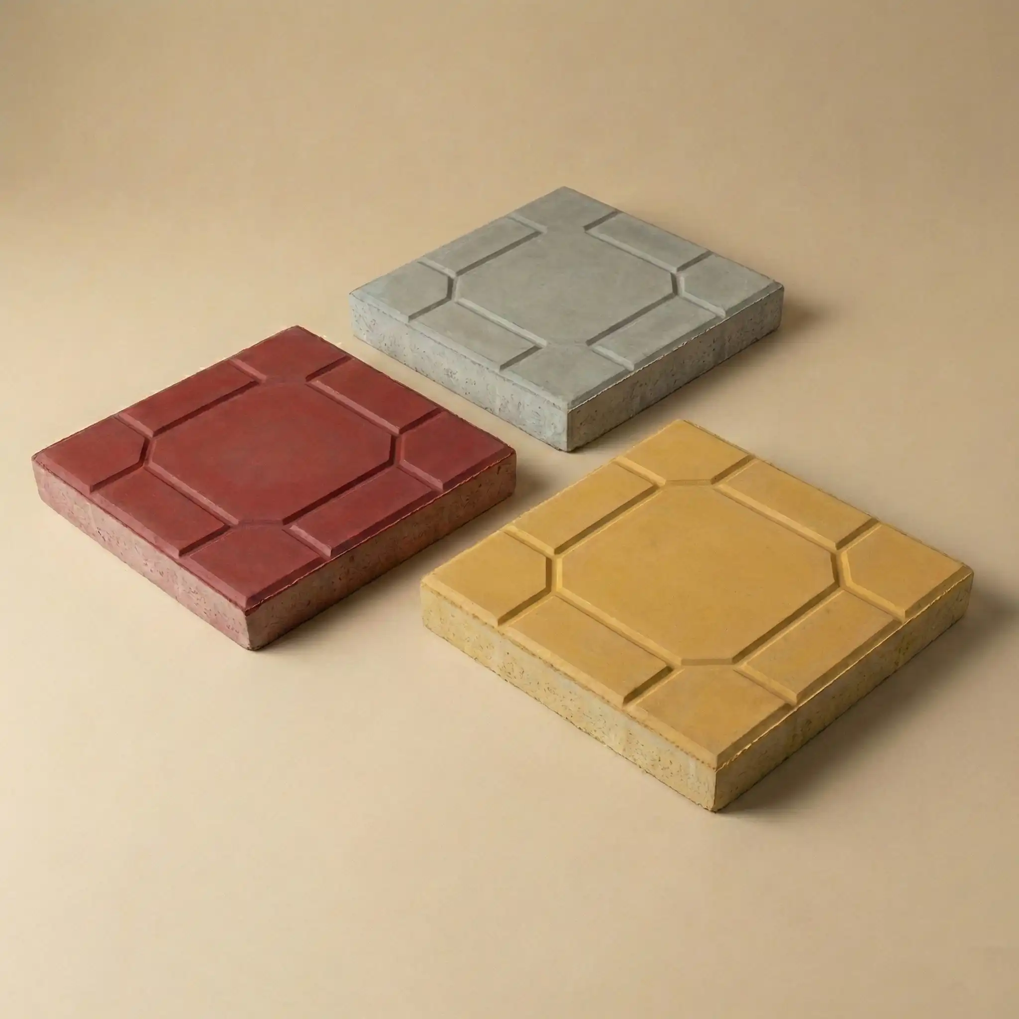 بلاط اسمنتي الوان (اسمنتي -الاحمر - الاصفر ) عروض البلاط الأسمنتي