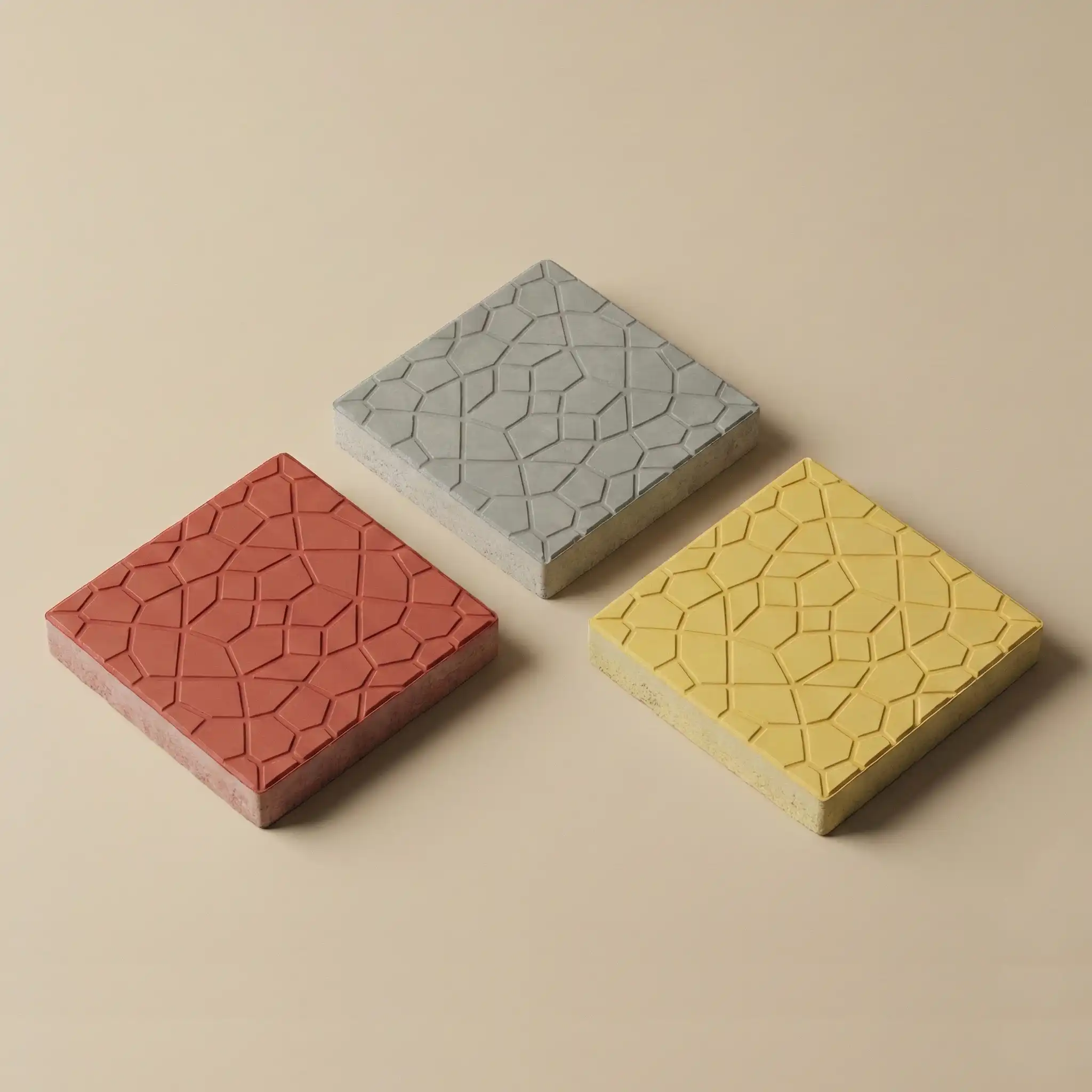 بلاط اسمنتي الوان (اسمنتي -الاحمر - الاصفر ) عروض البلاط الأسمنتي - الصورة 4